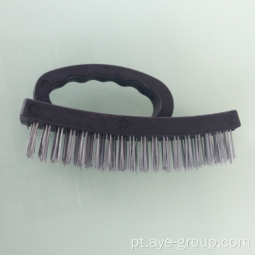 6.5 &quot;Heavy Duty Grip Plastic Handle Wire Brush